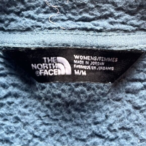The North Face Women's Blue Fleece Jacket Full Zip Size Medium - Picture 3 of 10